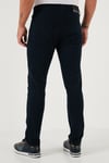 Streç Pamuklu Regular Fit Normal Bel Düz Paça Erkek Pantolon 674002 LACİVERT