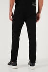 Streç Pamuklu Regular Fit Normal Bel Düz Paça Erkek Pantolon 674002 SİYAH