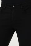 Streç Pamuklu Regular Fit Normal Bel Düz Paça Erkek Pantolon 674002 SİYAH