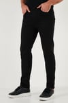Streç Pamuklu Regular Fit Normal Bel Düz Paça Erkek Pantolon 674002 SİYAH