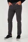 Streç Pamuklu Regular Fit Normal Bel Düz Paça Erkek Pantolon 674002 FÜME