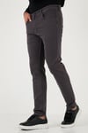Streç Pamuklu Regular Fit Normal Bel Düz Paça Erkek Pantolon 674002 FÜME