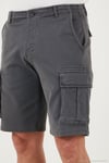 Streç Pamuklu Regular Fit Normal Bel Kargo Cepli Erkek Şort 4510S79MILAN GRİ
