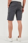 Streç Pamuklu Regular Fit Normal Bel Kargo Cepli Erkek Şort 4510S79MILAN GRİ