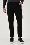 Streç Pamuklu Slim Fit Normal Bel Boru Paça Erkek Pantolon 674003 SİYAH