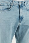 Streç Pamuklu Slim Fit Normal Bel Boru Paça Jeans Erkek Kot Pantolon 5900S601MILANO AÇIK MAVİ
