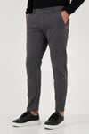 Streç Pamuklu Slim Fit Normal Bel Boru Paça Erkek Pantolon 674003 ANTRASİT