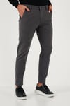 Streç Pamuklu Slim Fit Normal Bel Boru Paça Erkek Pantolon 674003 ANTRASİT