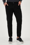 Streç Pamuklu Slim Fit Normal Bel Boru Paça Erkek Pantolon 674003 SİYAH
