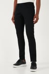 Streç Pamuklu Slim Fit Normal Bel Dar Paça Jeans Erkek Kot Pantolon 1120S01NAPOLI SİYAH