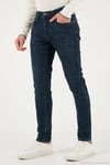 Streç Pamuklu Slim Fit Normal Bel Dar Paça Jeans Erkek Kot Pantolon 1115C42NAPOLI LACİVERT
