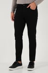 Streç Pamuklu Slim Fit Normal Bel Dar Paça Erkek Kot Pantolon 674001 SİYAH