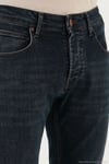 Streç Pamuklu Slim Fit Normal Bel Dar Paça Jeans Erkek Kot Pantolon 1124C45NAPOLI MAVİ