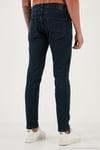 Streç Pamuklu Slim Fit Normal Bel Dar Paça Jeans Erkek Kot Pantolon 1124C46NAPOLI MAVİ