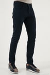 Streç Pamuklu Slim Fit Normal Bel Dar Paça Jeans Erkek Kot Pantolon 1115C24NAPOLI LACİVERT