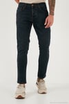 Streç Pamuklu Slim Fit Normal Bel Dar Paça Jeans Erkek Kot Pantolon 1124C45NAPOLI MAVİ