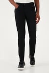 Streç Pamuklu Slim Fit Normal Bel Dar Paça Jeans Erkek Kot Pantolon 1120S01NAPOLI SİYAH