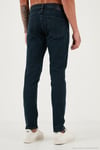 Streç Pamuklu Slim Fit Yüksek Bel Dar Paça Jeans Erkek Kot Pantolon 3300C46TOKYO MAVİ