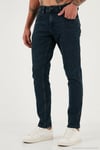 Streç Pamuklu Slim Fit Yüksek Bel Dar Paça Jeans Erkek Kot Pantolon 3300C46TOKYO MAVİ