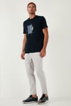 Streç Regular Fit Normal Bel Düz Paça Jogger Erkek Pantolon CF25617953 GRİ