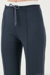 Streç Slim Fit Yüksek Bel Geniş Paça Çimalı Kadın Eşofman Altı 5866078 FÜME