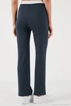Streç Slim Fit Yüksek Bel Geniş Paça Çimalı Kadın Eşofman Altı 5866078 FÜME