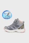 Su Geçirmez Bağcık Ve Cırt Cırtlı Unisex Çocuk Bot BUCK3005 GRİ-PEMBE