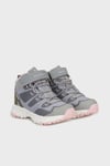 Su Geçirmez Bağcık Ve Cırt Cırtlı Unisex Çocuk Bot BUCK3005 GRİ-PEMBE