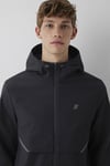 Su İtici Regular Fit Kapüşonlu Erkek Mont 0110894-71379 SİYAH