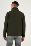 Su İtici Slim Fit Dik Yaka Softshell İnce Erkek Mont 649003 HAKİ
