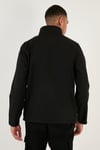 Su İtici Slim Fit Dik Yaka Softshell İnce Erkek Mont 649003 SİYAH