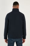 Su İtici Slim Fit Dik Yaka Softshell İnce Erkek Mont 649003 LACİVERT
