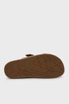 Süet Deri Erkek Sandalet K101091-003 Kahve