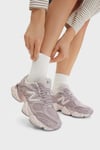 Süet Detaylı Logolu Sneaker Unisex Ayakkabı U906087O LİLA