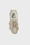 Süet Detaylı Sneaker Unisex Ayakkabı U90608AP BEJ