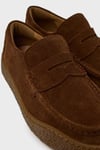 Süet Loafer Erkek Ayakkabı K101135-002 KAHVE