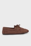 Süet Loafer Kadın Ayakkabı PC56300 KAHVE