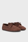 Süet Loafer Kadın Ayakkabı PC56300 KAHVE