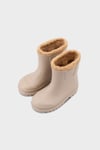 Suya Dayanıklı İçi Kürklü Unisex Çocuk Yağmur Çizmesi W10290 BEJ