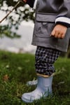 Suya Dayanıklı İçi Kürklü Unisex Çocuk Yağmur Çizmesi W10290 KOYU MAVİ