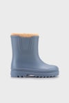 Suya Dayanıklı İçi Kürklü Unisex Çocuk Yağmur Çizmesi W10290 AÇIK MAVİ