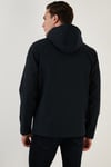 Suya ve Rüzgara Dayanıklı Kapüşonlu Softshell Erkek Mont 5855045 LACİVERT