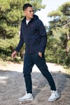 Suya ve Rüzgara Dayanıklı Kapüşonlu Softshell Erkek Mont 5855045 LACİVERT