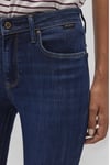 Tess Streç Pamuklu Skinny Fit Yüksek Bel Dar Paça Jeans Kadın Kot Pantolon 100328-82232 İNDİGO