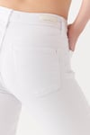 Tess Yüksek Bel Skinny Fit Dar Paça Jeans Kadın Kot Pantolon 100328-81360 BEYAZ