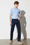 Texas Normal Bel Slim Fit Esnek Erkek Pantolon W12S004410 LACİVERT