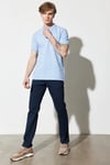 Texas Normal Bel Slim Fit Esnek Erkek Pantolon W12S004410 LACİVERT