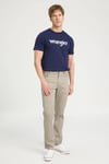 Texas Pamuklu Slim Fit Normal Bel Dar Paça Casual Erkek Pantolon W12SEAXT7 TAŞ
