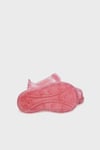 Tobby Gloss Glıtter Kaymayı Önleyen Flex Foam Cırtlı Şeffaf Kız Çocuk Sandalet S10308 FUŞYA