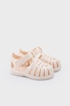Tobby Gloss Kaymayı Önleyen Flex Foam Cırtlı Unisex Çocuk Sandalet S10311 BEJ
